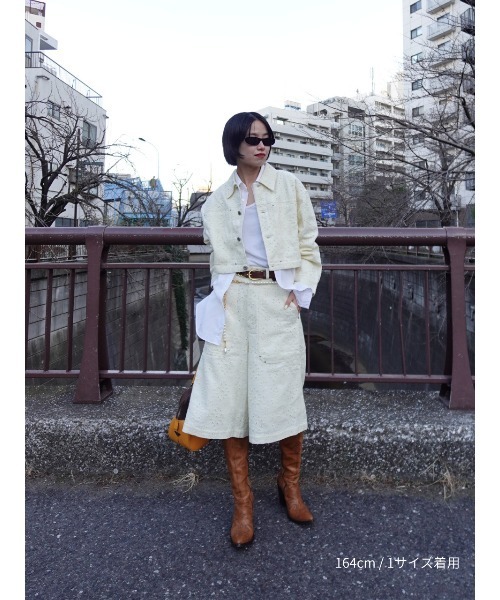 パンツ 「TAJEN:T」COTTON EYELET EMBROIDERY 2WAY PANTS/コットンアイレットエンブロイダリー2WAYパンツ_9
