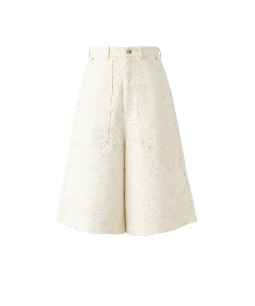 パンツ 「TAJEN:T」COTTON EYELET EMBROIDERY 2WAY PANTS/コットンアイレットエンブロイダリー2WAYパンツ_5