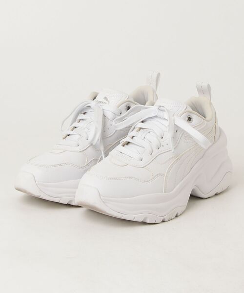 PUMA（プーマ） ローカットスニーカー 24.0cm ホワイト レディース 
