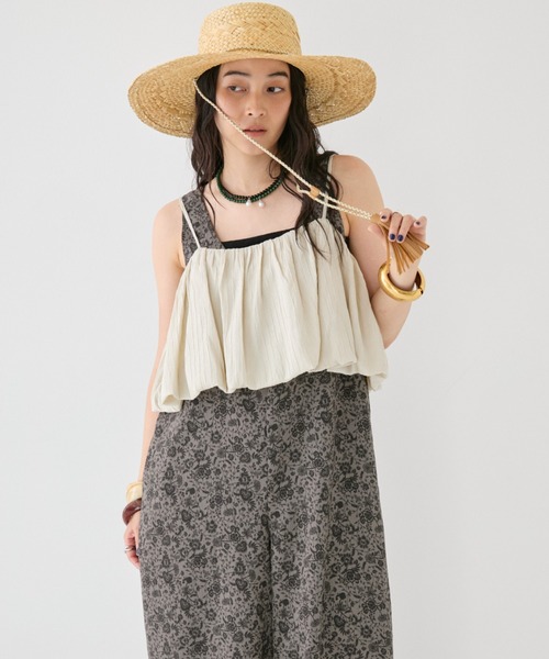 サロペット オーバーオール 「ZOZO限定」BALLOON BUSTIER ROMPERS/バルーンビスチェロンパース レディース | MIRROR STOKE | 15