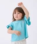 tシャツ 「プティプラ」アルファベット袖フリル...の詳細画像3