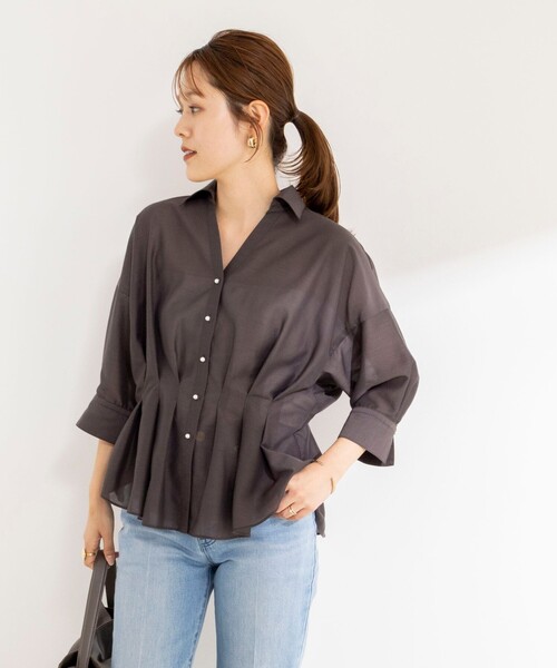 miノーリーズ ブラウス NOLLEY'S（ノーリーズ） ブラウス シャツ ウォッシャブルシアー