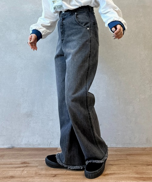 「CPCM」 デニムパンツ X-SMALL ネイビー メンズ_画像4