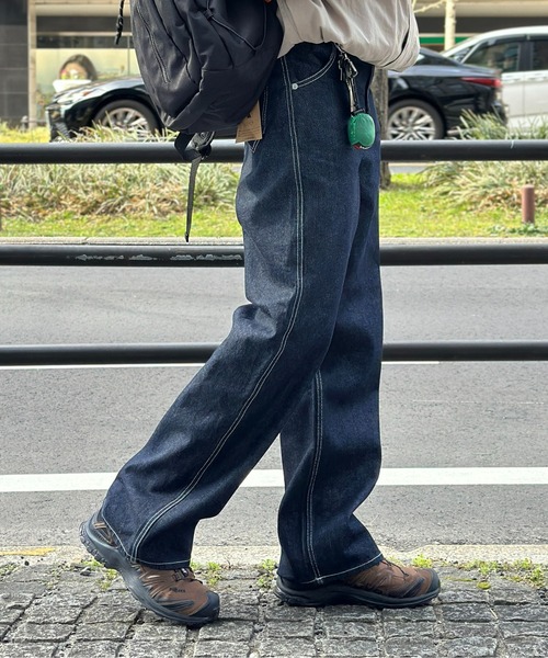 「CPCM」 デニムパンツ X-SMALL ネイビー メンズ_画像7