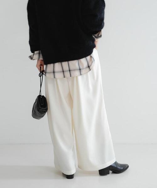 「URBAN RESEARCH」 イージーパンツ 38 青味 レディース