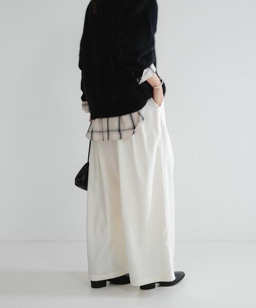 「URBAN RESEARCH」 イージーパンツ 38 青味 レディース