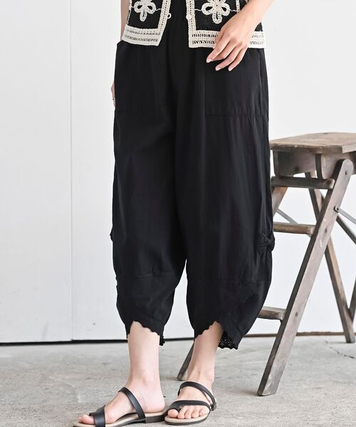 r・p・s（アールピーエス） パンツ サイドリボンスカラップレース