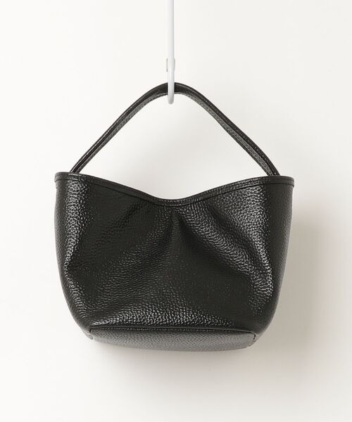 「Ch!iii BAG」 Shrink Leather Bascket ハンドバッグ - ブラック レディース_画像2