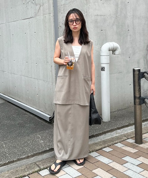 「feepur」 ベスト MEDIUM ブラック レディース_画像2