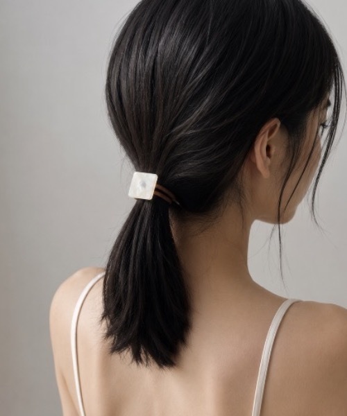 MIMILINE ヘアゴム スクエアマルチカラーヘアゴム : ZOZOTOWN Yahoo!店