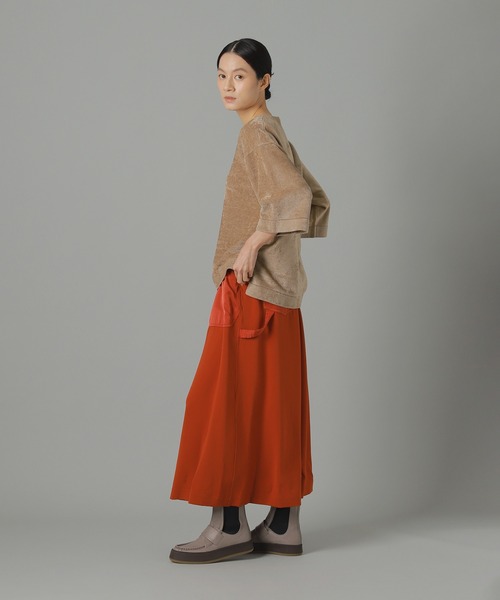 「ZUCCa」 半袖ニット M size ベージュ レディース_画像8