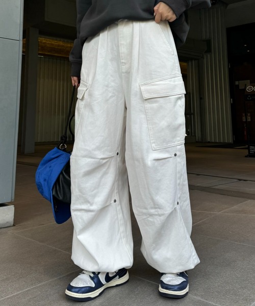 「CIAOPANIC TYPY」 カーゴパンツ MEDIUM ブラック レディース_画像4