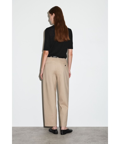 「COS」 チノパンツ 34 ネイビー レディース_画像2