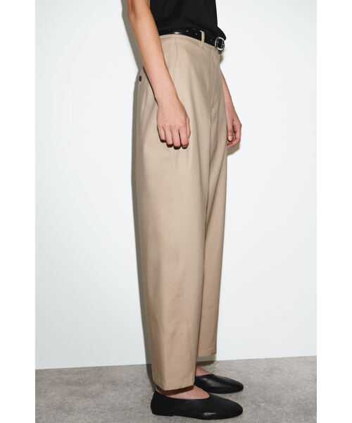 「COS」 チノパンツ 34 ネイビー レディース_画像4