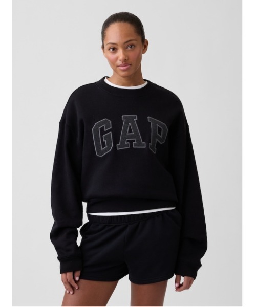 トレーナー スウェット リラックスフィット GAPロゴ スウェットシャツ メンズ レディース | GAP | 08