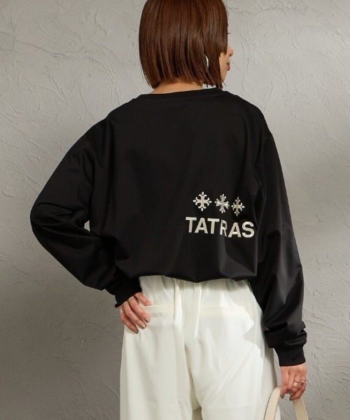 TATRAS（タトラス） tシャツ BELECI バックロゴデザイン ロング