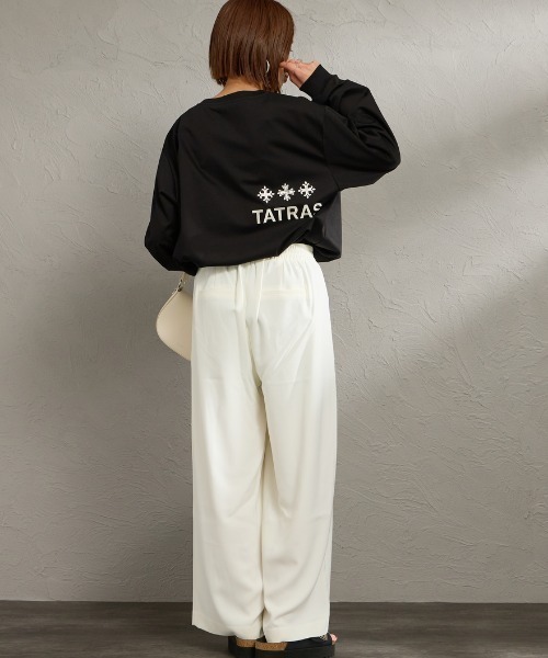 TATRAS（タトラス） tシャツ BELECI バックロゴデザイン ロング