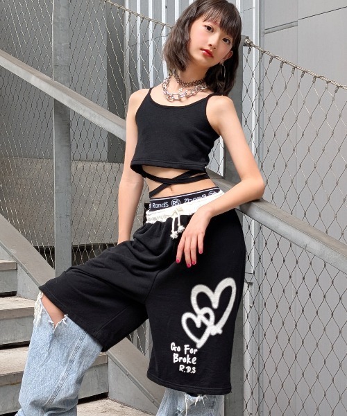 RandS キャミソール 肌着 クロスリボンキャミ キッズ 子供服 女の子