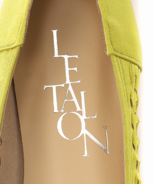 「LE TALON」 フラットパンプス 22.5cm ブルー系その他 レディース_画像8