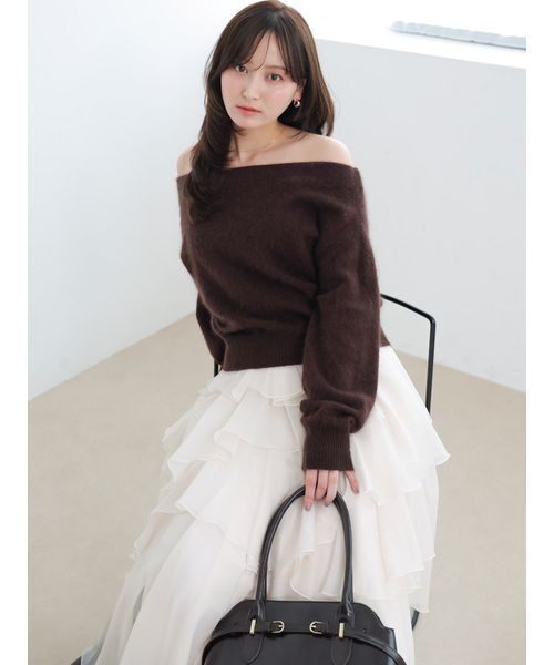 SNIDEL（スナイデル） ボストンバッグ ロングハンドルボストン