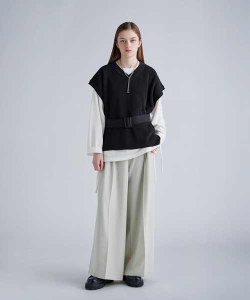 「SOCCE」 スラックス X-LARGE ブラック メンズ_画像7