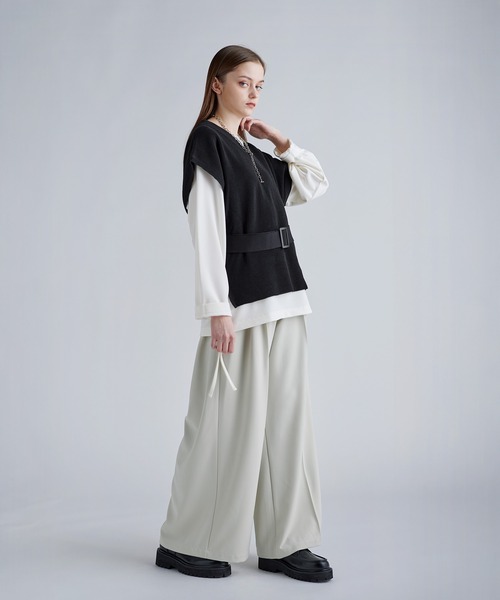 「SOCCE」 スラックス X-LARGE ブラック メンズ_画像8