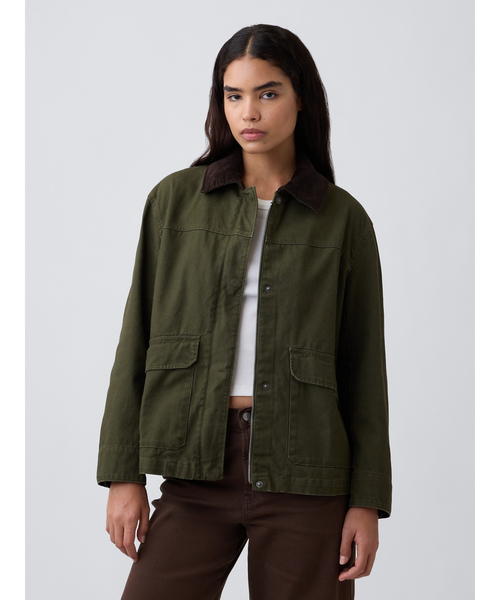 GAP（ギャップ） コート アウター リラックスフィット キャンバス