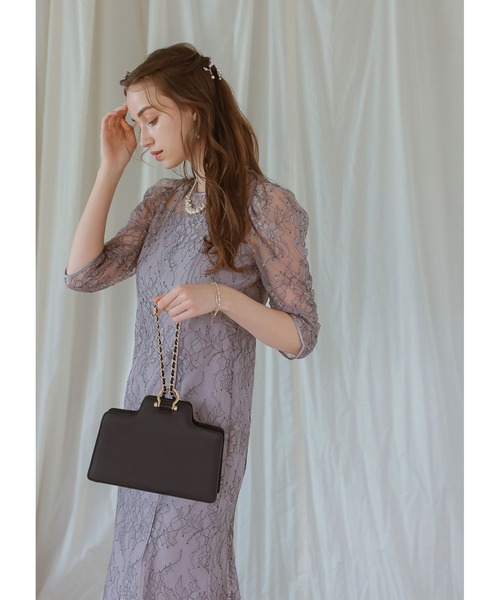 「Dorry Doll」 7分袖ワンピース MEDIUM ネイビー レディース_画像2
