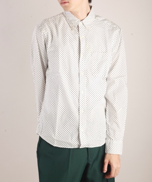 WESTSEA（ウエストシー） シャツ 日本製 ボタンダウン 長袖ギンガム