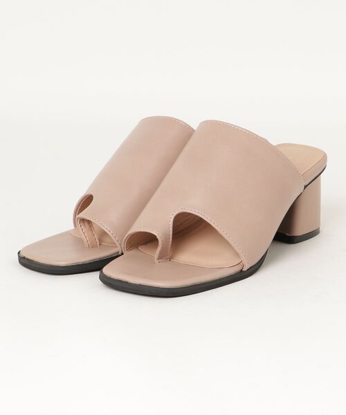 国内発送【Barneys New York】チャンキーヒール トングサンダル チャンキーヒール トングサンダル（2241195）｜BARNEYS NEW YORK