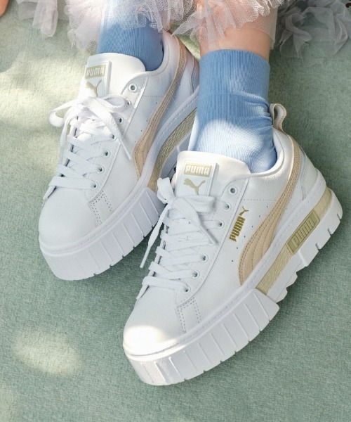 【PUMA】Mayze Lth Wn's スニーカー ロゴ *送料/関税込み* PUMA スニーカー プーマ W MAYZE LTH メイズ レザー 381983