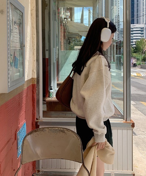 LACーVERT トレーナー スウェット 白抜きロゴスウェット レディース