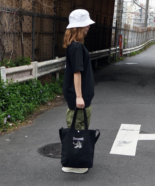 THRASHER（スラッシャー） トートバッグ CANVAS Tote Shoulder Bag M