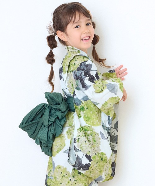 SweetMommy（スウィートマミー） 浴衣 簡単着付け キッズ浴衣 4点