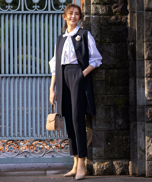 組曲（KUMIKYOKU） ベスト ジレ 「KUMIKYOKU NAVY」コンフォータブル