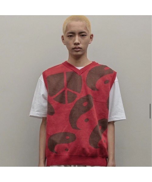 ベスト メンズ 「BAL」バル JACQUARD RAMIE VEST｜zozo