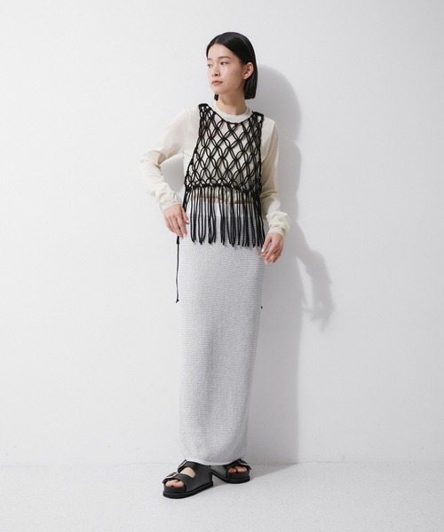 ADAM ET ROPE' ベスト ジレ 「再入荷」ロープベスト レディース