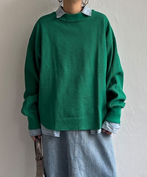 ペ*ー様 L.G.B エルジービー　長袖　フードカットソー　サイズ0 LBC（エルビーシー） tシャツ 「WEB限定プチプラ」ワッフルプル