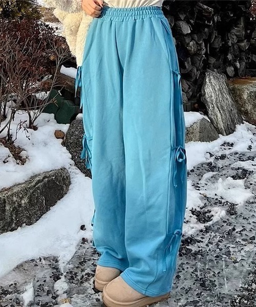 パンツ Kom A'GEM/9 × .kom『.kom/ドットケーオーエム』Stitch Design Wide