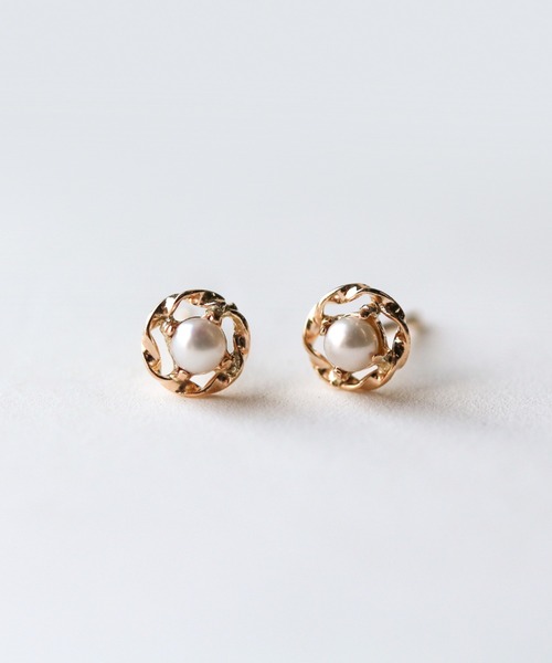 cui-cui 淡水パールピアス　K10YG 新品＊未使用 cui-cui / キュイキュイ / ジュエリー＆アクセサリー / パール