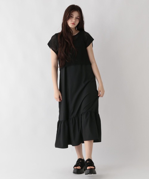 GLOBAL WORK ワンピース 2SETニット＊キャミワンピース/AND YUA