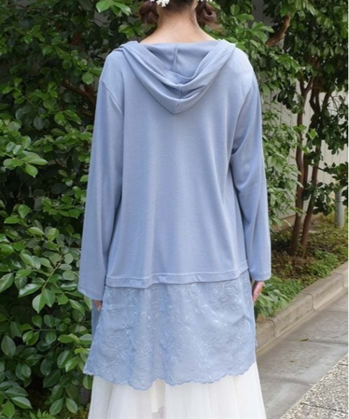 axes femme（アクシーズ ファム） カーディガン フード付UVカット