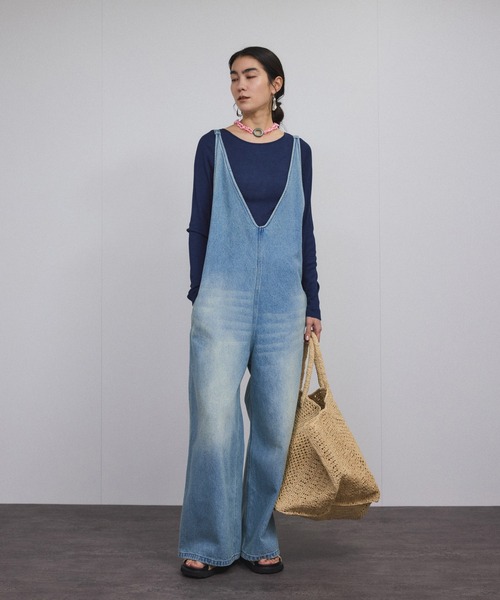 【WEB限定】デニムサロペット SALON adam et ropé(サロン アダム エ ロペ) / 【WEB限定