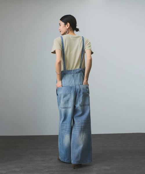 SALON adam et rope' サロペット オーバーオール 「WEB限定