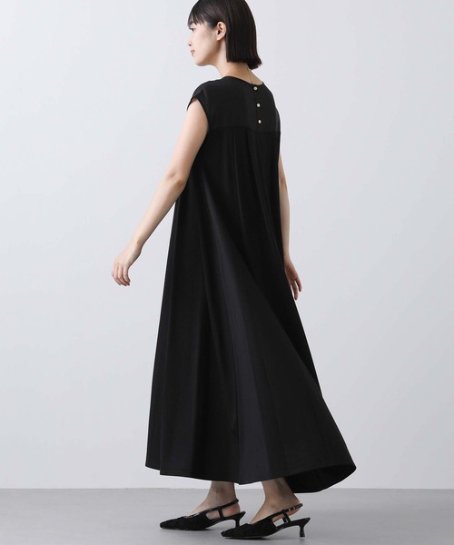Gready Brilliant ワンピース シアー配色カットマキシワンピース