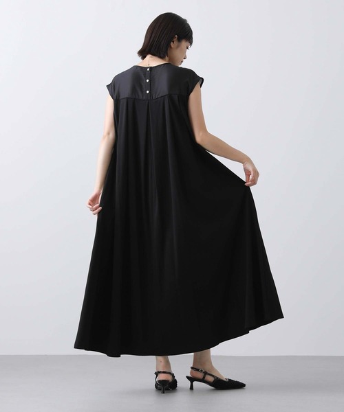 Gready Brilliant ワンピース シアー配色カットマキシワンピース