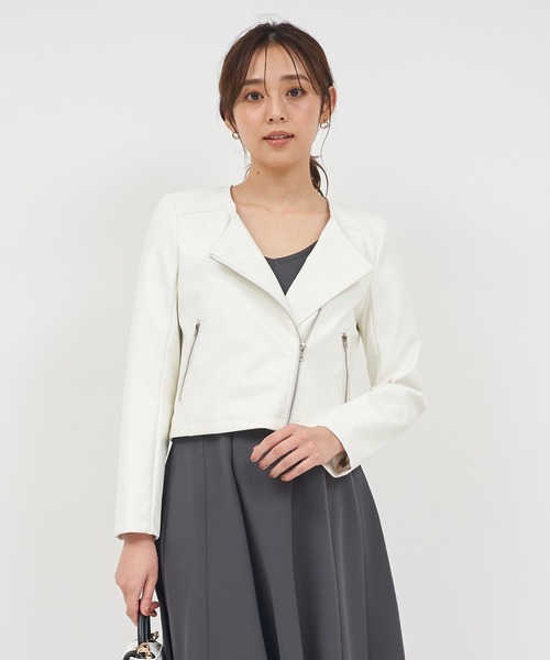 良品　本革　レザージャケット ロイヤルパーティ　 ノーカラージャケット ROYAL PARTY レザージャケット ライダース ノーカラーライダース