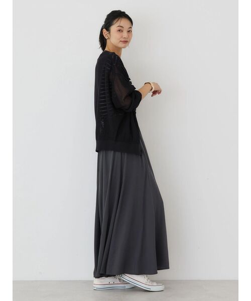 AMERICAN HOLIC カーディガン メッシュVネックニット