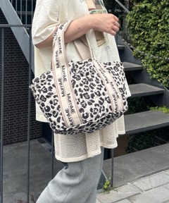 トートバッグ 新色登場！！「MumME」ジャガードテープキルティングスクエアトートBAG レディース
