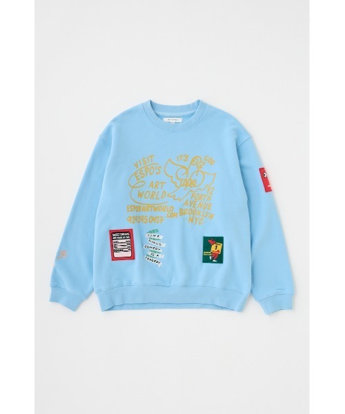 トレーナー スウェット PU MULTI EMBROIDERY スウェット レディース